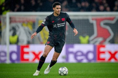 LEVERKUSEN, GERMANY - 28 HAZİRAN, 2026: Jarell Quansah - Bayer 04 Leverkusen ile Villareal FC arasında oynanan UEFA Şampiyonlar Ligi maçı.