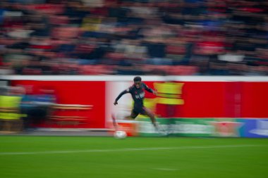 LEVERKUSEN, GERMANY - 28 HAZİRAN, 2026: Ernest Poku - Bayer 04 Leverkusen ile Villareal FC arasında oynanan UEFA Şampiyonlar Ligi maçı.