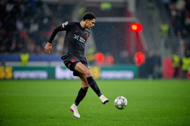 LEVERKUSEN, GERMANY - 28 HAZİRAN, 2026: Jarell Quansah - Bayer 04 Leverkusen ile Villareal FC arasında oynanan UEFA Şampiyonlar Ligi maçı.
