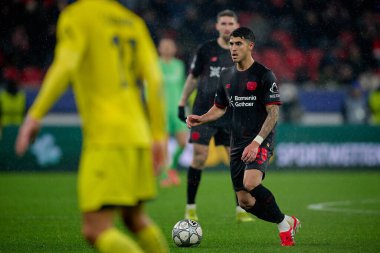 LEVERKUSEN, GERMANY - 28 HAZİRAN, 2026: Exequiel Palacios - Bayer 04 Leverkusen ile Villareal FC arasındaki UEFA Şampiyonlar Ligi maçı.