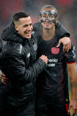LEVERKUSEN, GERMANY - 28 HAZİRAN, 2026: Lucas Vazquez, Arthur - Bayer 04 Leverkusen ile Villareal FC arasında oynanan UEFA Şampiyonlar Ligi maçı.