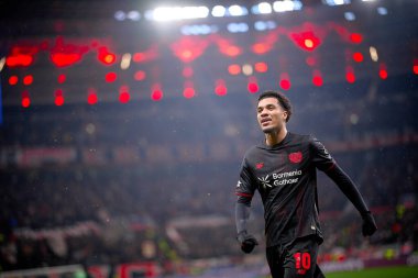 LEVERKUSEN, GERMANY - 28 HAZİRAN, 2026: Malik Tillman - Bayer 04 Leverkusen ile Villareal FC arasındaki UEFA Şampiyonlar Ligi maçı.