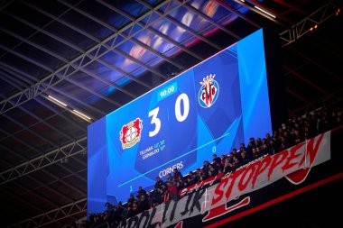 LEVERKUSEN, GERMANY - 28 HAZİRAN, 2026: Bayer 04 Leverkusen ile Villareal FC arasındaki UEFA Şampiyonlar Ligi maçı.