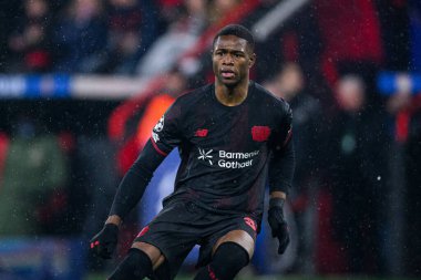 LEVERKUSEN, GERMANY - 28 HAZİRAN, 2026: Christian Kofane - Bayer 04 Leverkusen ile Villareal FC arasında oynanan UEFA Şampiyonlar Ligi maçı.