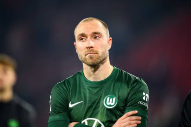 COLOGNE, Almanya - 30 HAZİRAN, 2026 Christian Eriksen - 1. Bundesliga futbol maçı 1. FC Koeln, VfL Wolfsburg 'a karşı. Rhein Enerji Stadyumunda.