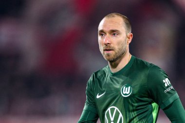 COLOGNE, Almanya - 30 HAZİRAN, 2026 Christian Eriksen - 1. Bundesliga futbol maçı 1. FC Koeln, VfL Wolfsburg 'a karşı. Rhein Enerji Stadyumunda.