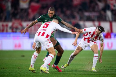 Kolej, Almanya - 30 HAZİRAN, 2026: - 1. Bundesliga futbol maçı 1. FC Koeln, VfL Wolfsburg 'a karşı. Rhein Enerji Stadyumunda.