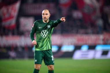 COLOGNE, Almanya - 30 HAZİRAN, 2026 Christian Eriksen - 1. Bundesliga futbol maçı 1. FC Koeln, VfL Wolfsburg 'a karşı. Rhein Enerji Stadyumunda.