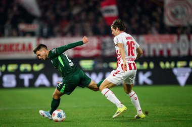 Kolej, Almanya - 30 HAZİRAN, 2026: - 1. Bundesliga futbol maçı 1. FC Koeln, VfL Wolfsburg 'a karşı. Rhein Enerji Stadyumunda.