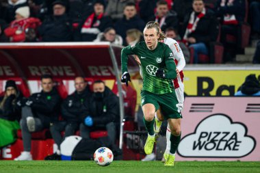 COLOGNE, Almanya - 30 HAZİRAN, 2026 Patrick Wimmer - 1. Bundesliga futbol maçı 1. FC Koeln, VfL Wolfsburg 'a karşı. Rhein Enerji Stadyumunda.