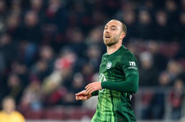 COLOGNE, Almanya - 30 HAZİRAN, 2026 Christian Eriksen - 1. Bundesliga futbol maçı 1. FC Koeln, VfL Wolfsburg 'a karşı. Rhein Enerji Stadyumunda.