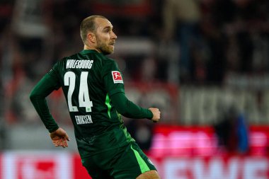 COLOGNE, Almanya - 30 HAZİRAN, 2026 Christian Eriksen - 1. Bundesliga futbol maçı 1. FC Koeln, VfL Wolfsburg 'a karşı. Rhein Enerji Stadyumunda.