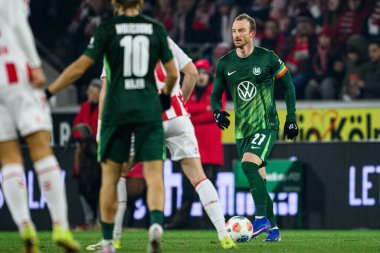 COLOGNE, Almanya - 30 HAZİRAN, 2026: Maximilian Arnold - 1. Bundesliga futbol maçı 1. FC Koeln, VfL Wolfsburg 'a karşı. Rhein Enerji Stadyumunda.