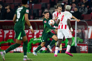 Kolej, Almanya - 30 HAZİRAN, 2026: - 1. Bundesliga futbol maçı 1. FC Koeln, VfL Wolfsburg 'a karşı. Rhein Enerji Stadyumunda.