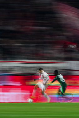 Kolej, Almanya - 30 HAZİRAN, 2026: - 1. Bundesliga futbol maçı 1. FC Koeln, VfL Wolfsburg 'a karşı. Rhein Enerji Stadyumunda.