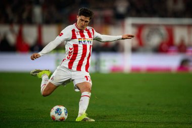 COLOGNE, ALMANY - 30 HAZİRAN, 2026: Alessio Castro-Montes - 1. Bundesliga futbol maçı 1. FC Koeln, VfL Wolfsburg 'a karşı. Rhein Enerji Stadyumunda.