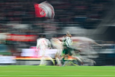 Kolej, Almanya - 30 HAZİRAN, 2026: - 1. Bundesliga futbol maçı 1. FC Koeln, VfL Wolfsburg 'a karşı. Rhein Enerji Stadyumunda.