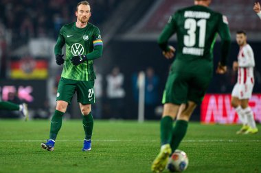 COLOGNE, Almanya - 30 HAZİRAN, 2026: Maximilian Arnold - 1. Bundesliga futbol maçı 1. FC Koeln, VfL Wolfsburg 'a karşı. Rhein Enerji Stadyumunda.