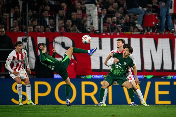 Kolej, Almanya - 30 HAZİRAN, 2026: - 1. Bundesliga futbol maçı 1. FC Koeln, VfL Wolfsburg 'a karşı. Rhein Enerji Stadyumunda.