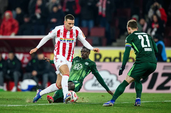 KOLOGNE, Almanya - 30 HAZİRAN, 2026: 1 dedi El Mala. Bundesliga futbol maçı 1. FC Koeln, VfL Wolfsburg 'a karşı. Rhein Enerji Stadyumunda.