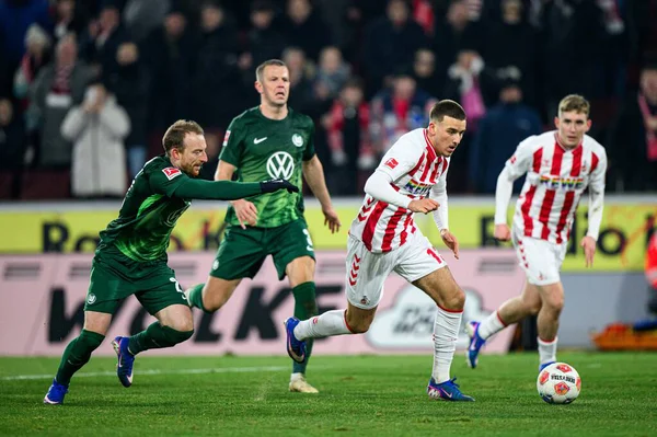 KOLOGNE, Almanya - 30 HAZİRAN, 2026: 1 dedi El Mala. Bundesliga futbol maçı 1. FC Koeln, VfL Wolfsburg 'a karşı. Rhein Enerji Stadyumunda.