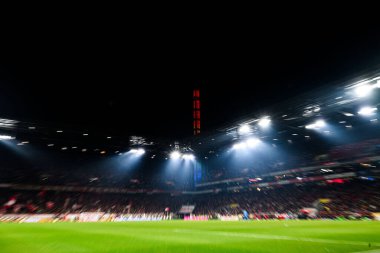 Kolej, Almanya - 30 HAZİRAN, 2026: - 1. Bundesliga futbol maçı 1. FC Koeln, VfL Wolfsburg 'a karşı. Rhein Enerji Stadyumunda.