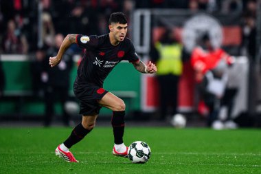 LEVERKUSEN, GERMANY - 3 Şubat 2026: Exequiel Palacios, DFB Pokal maçı Bayer 04 Leverkusen - St. Pauli