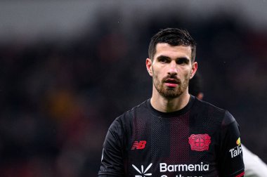 LEVERKUSEN, GERMANY - 3 Şubat 2026: Martin Terrier, DFB Pokal maçı Bayer 04 Leverkusen-St. Pauli maçı Bayarena 'da