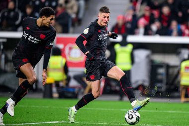 LEVERKUSEN, GERMANY - 3 Şubat 2026: Patrik Schick, gol, DFB Pokal maçı Bayer 04 Leverkusen-St. Pauli maçı Bayena 'da