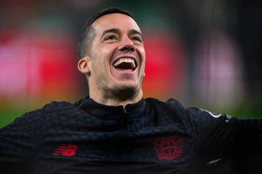 LEVERKUSEN, GERMANY - 3 Şubat 2026: Lucas Vazquez, Bayarena 'da DFB Pokal maçı Bayer 04 Leverkusen-St. Pauli maçı
