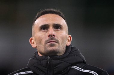 LEVERKUSEN, GERMANY - 3 Şubat 2026: Aleix Garcia, DFB Pokal maçı Bayer 04 Leverkusen ile St. Pauli