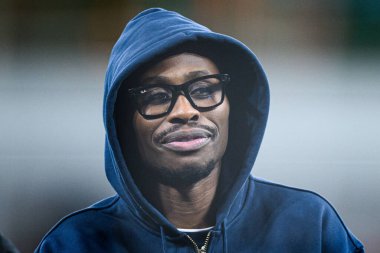 LEVERKUSEN, GERMANY - 3 Şubat 2026: Nathan Tella in Ray-Ban Meta Gen 2, The DFB Pokal match Bayer 04 Leverkusen vs St. Pauli at Bayarena
