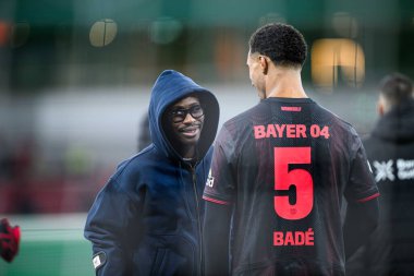 LEVERKUSEN, GERMANY - 3 Şubat 2026: Nathan Tella in Ray-Ban Meta Gen 2, The DFB Pokal match Bayer 04 Leverkusen vs St. Pauli at Bayarena