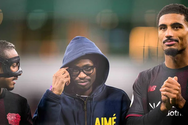 LEVERKUSEN, GERMANY - 3 FEBRUARY, 2026: Arthur, Loic Bade ve Nathan Tella Ray-Ban Meta Gen 2, DFB Pokal maçı Bayer 04 Leverkusen vs St. Pauli