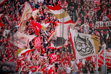 LEVERKUSEN, ALMANY - 28 Şubat 2026: - 1.Bundesliga maçı Bayer 04 Leverkusen 1 'e karşı. Bayarena 'da FSV Mainz 05.