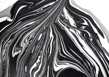 Suluboya Mürekkep mermer dokusu