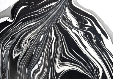 Suluboya Mürekkep mermer dokusu