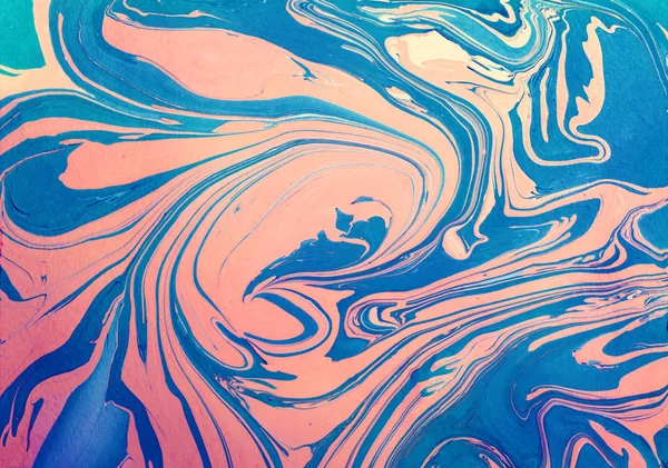水彩インクのマーブルテクスチャ — ストック写真