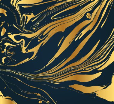 Suluboya Mürekkep mermer dokusu