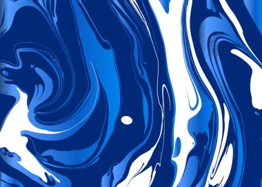 Suluboya Mürekkep mermer dokusu