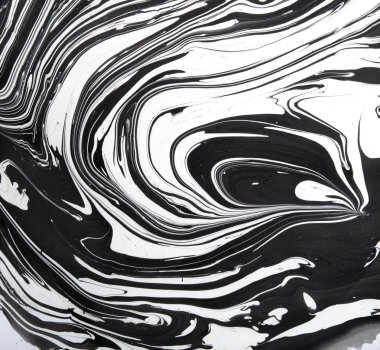 Suluboya Mürekkep mermer dokusu