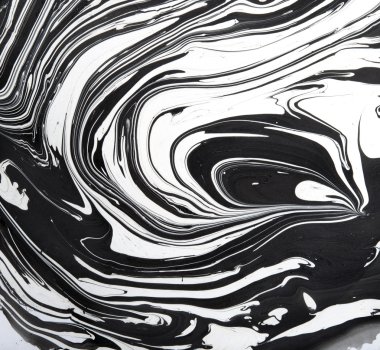 Suluboya Mürekkep mermer dokusu