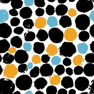 fırça kontur halkaları ile desen