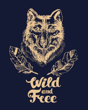 Retro macera etiketi