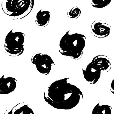 fırça kontur halkaları ile desen