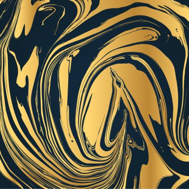 Suluboya Mürekkep mermer dokusu