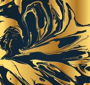 Suluboya Mürekkep mermer dokusu