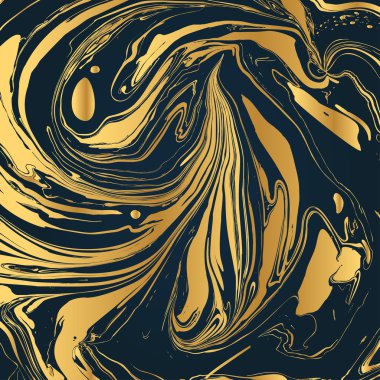 Suluboya Mürekkep mermer dokusu