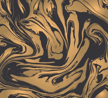 Suluboya Mürekkep mermer dokusu