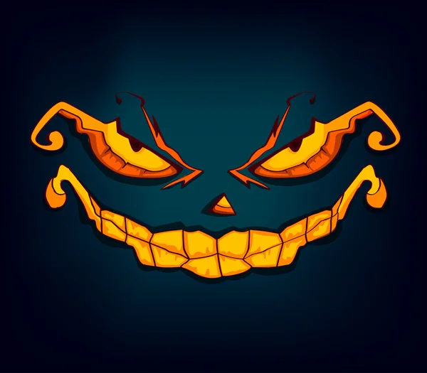 Halloween monster handgetekende — Stockvector